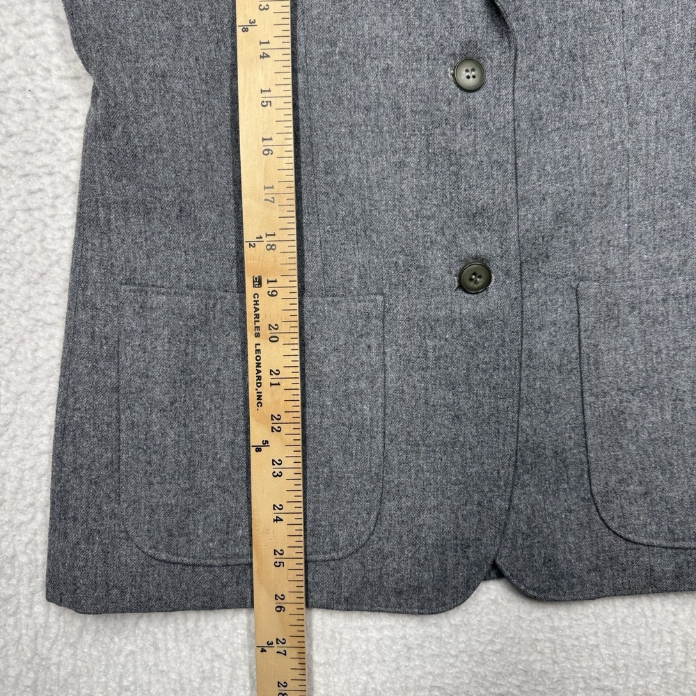 (FLAWS) Vintage Pendleton 100% Virgin Wool 2-Piece Skirt Blazer Suit Set Size XS - Picture 8 of 16